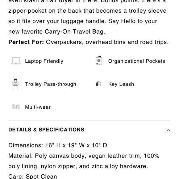 BÉIS The Weekender. See description. - Picture 4 of 4